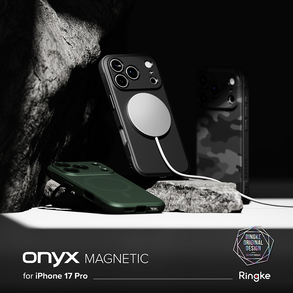 Etui MagSafe dla Apple iPhone 17 Pro Max, Ringke, Onyx, Ciemnozielony