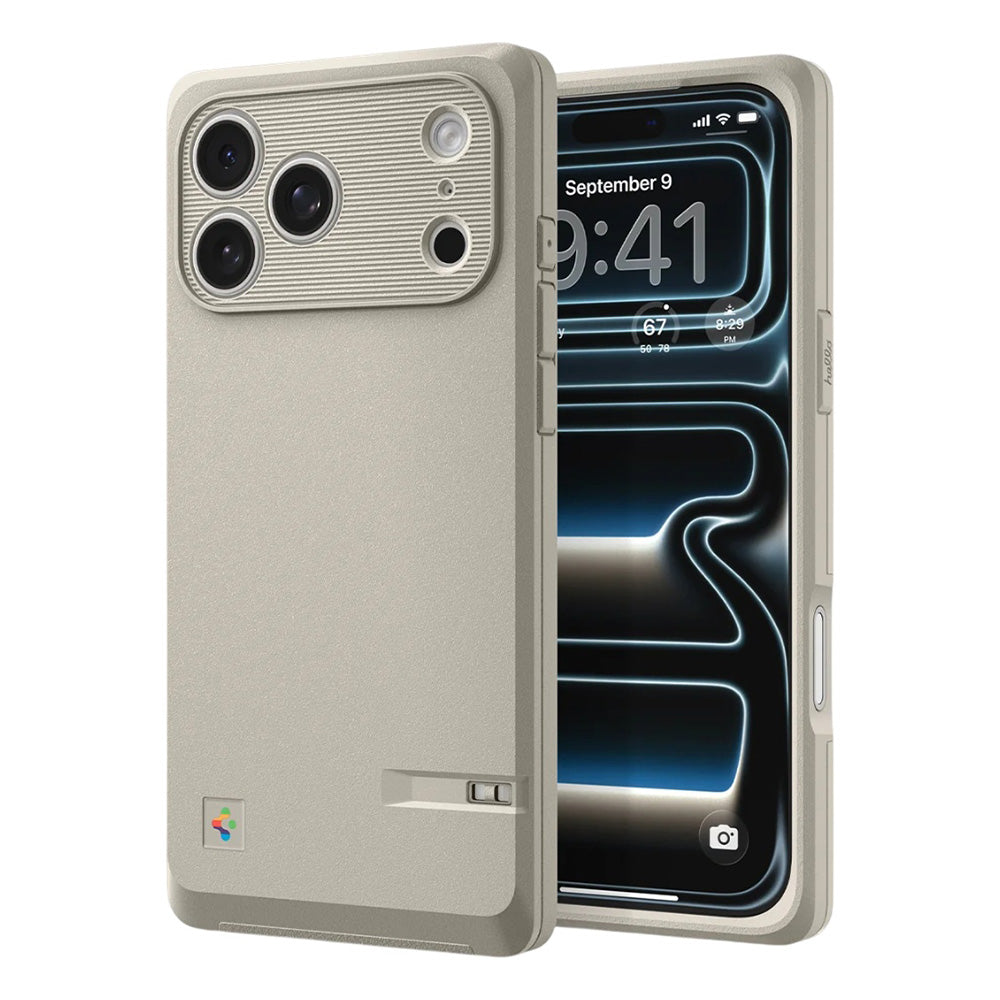 Etui MagSafe dla Apple iPhone 17 Pro Max, Spigen, Classic LS, Kremowy ACS10478