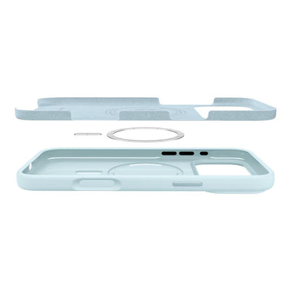 Etui MagSafe dla Apple iPhone 17 Pro Max, Spigen, Silicone Fit, Niebieski