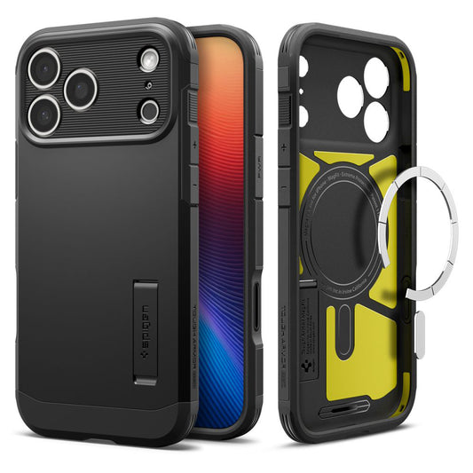 Etui MagSafe dla Apple iPhone 17 Pro Max, Spigen, Tough Armor T, Czarne