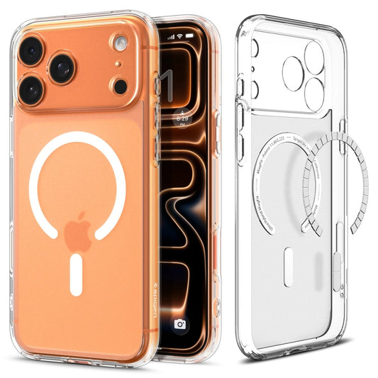 Etui MagSafe dla Apple iPhone 17 Pro Max, Spigen, Ultra Hybrid, Satynowa Biel