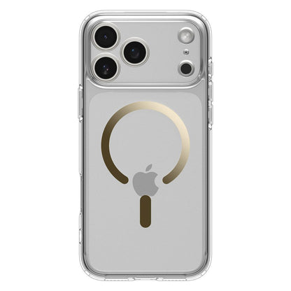 Etui MagSafe dla Apple iPhone 17 Pro Max, Spigen, Ultra Hybrid, Przezroczyste Złoto
