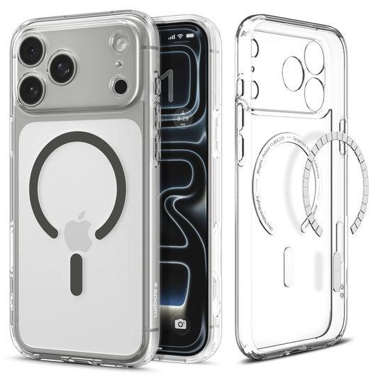 Etui MagSafe dla Apple iPhone 17 Pro Max, Spigen, Ultra Hybrid, Szare