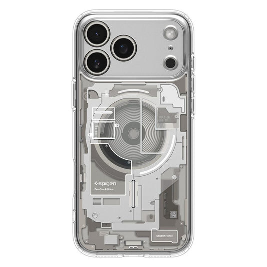 Etui MagSafe dla Apple iPhone 17 Pro Max, Spigen, Ultra Hybrid Neo One, Przezroczyste