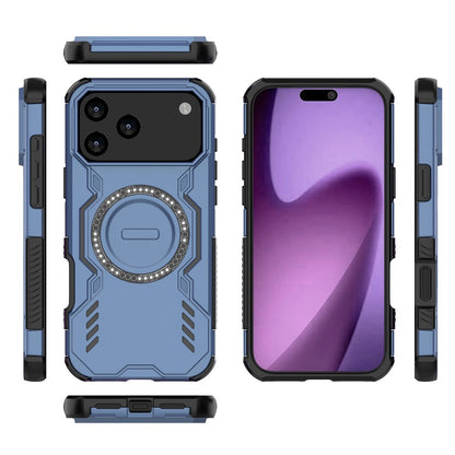 Etui MagSafe dla Apple iPhone 17 Pro Max, Techsuit, ArmorMag, Niebieskie