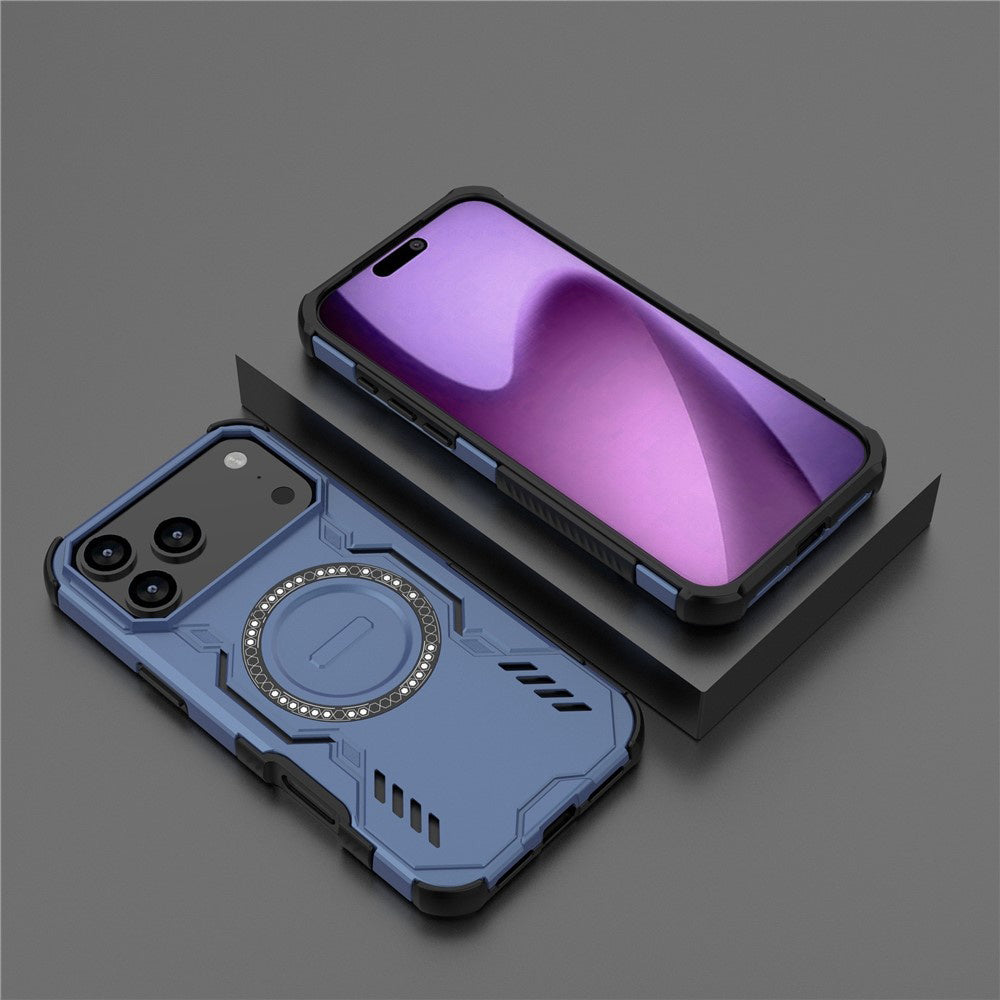 Etui MagSafe dla Apple iPhone 17 Pro Max, Techsuit, ArmorMag, Niebieskie