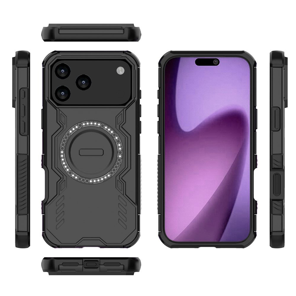 Etui MagSafe dla Apple iPhone 17 Pro Max, Techsuit, ArmorMag, Czarne