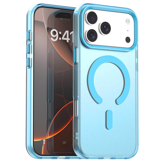 Etui MagSafe dla Apple iPhone 17 Pro Max, Techsuit, CandyCase, Niebieskie