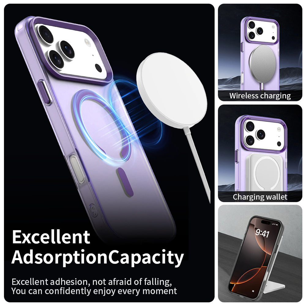 Etui MagSafe dla Apple iPhone 17 Pro Max, Techsuit, CandyCase, Fioletowy