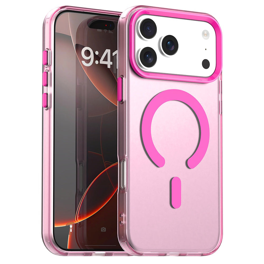 Etui MagSafe dla Apple iPhone 17 Pro Max, Techsuit, CandyCase, Różowy