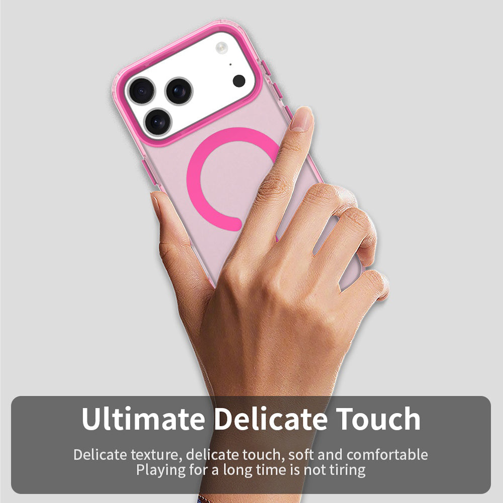 Etui MagSafe dla Apple iPhone 17 Pro Max, Techsuit, CandyCase, Różowy