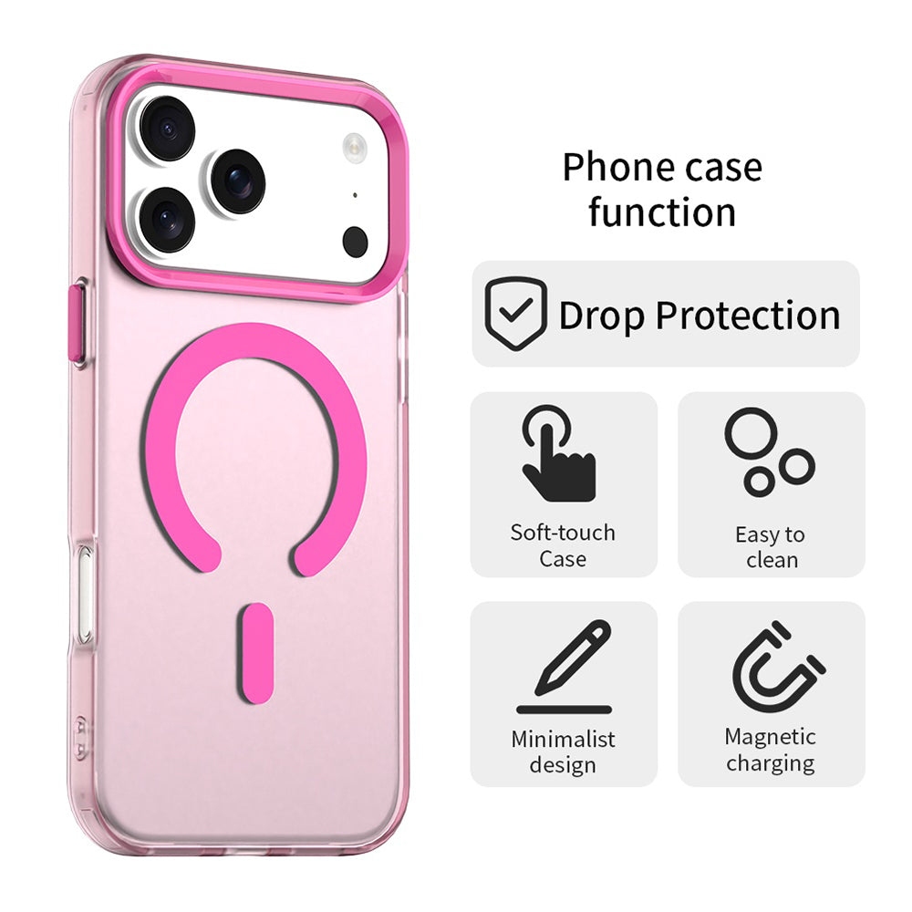 Etui MagSafe dla Apple iPhone 17 Pro Max, Techsuit, CandyCase, Różowy