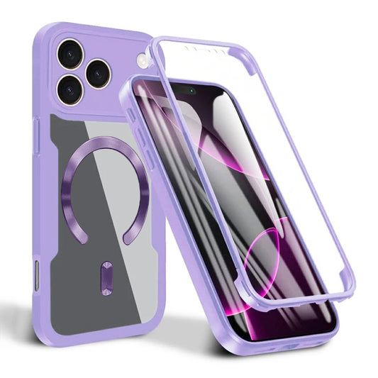 Etui MagSafe dla Apple iPhone 17 Pro Max, Techsuit, ColorVerse 360, Fioletowy