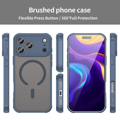 Etui MagSafe dla Apple iPhone 17 Pro Max, Techsuit, HaloFrost II, Granatowy