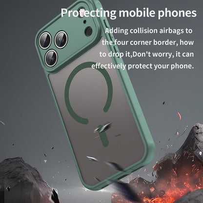 Etui MagSafe dla Apple iPhone 17 Pro Max, Techsuit, HaloFrost II, Zielony