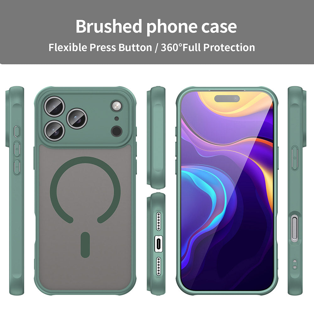 Etui MagSafe dla Apple iPhone 17 Pro Max, Techsuit, HaloFrost II, Zielony