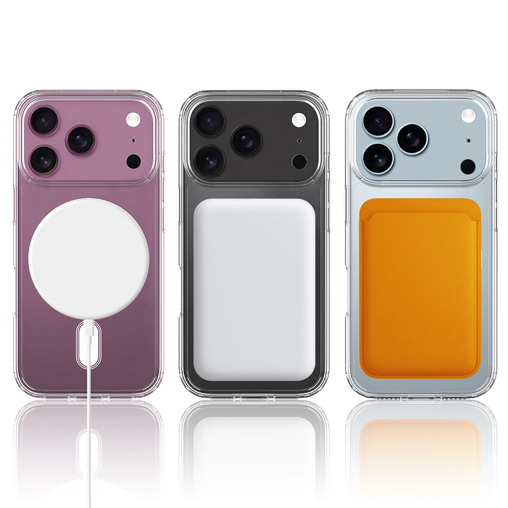 Etui MagSafe dla Apple iPhone 17 Pro Max, Techsuit, Pro, Przezroczyste