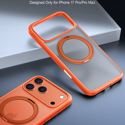 Etui MagSafe dla Apple iPhone 17 Pro Max, Torras, Ostand Pro, Pomarańczowe