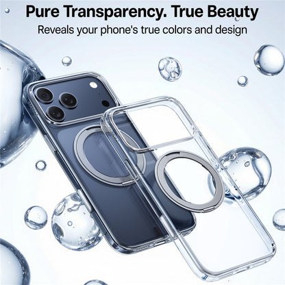 Etui MagSafe dla Apple iPhone 17 Pro Max, Torras, Ostand Pro, Przezroczyste