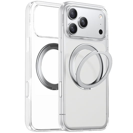 Etui MagSafe dla Apple iPhone 17 Pro Max, Torras, Ostand Pro, Przezroczyste