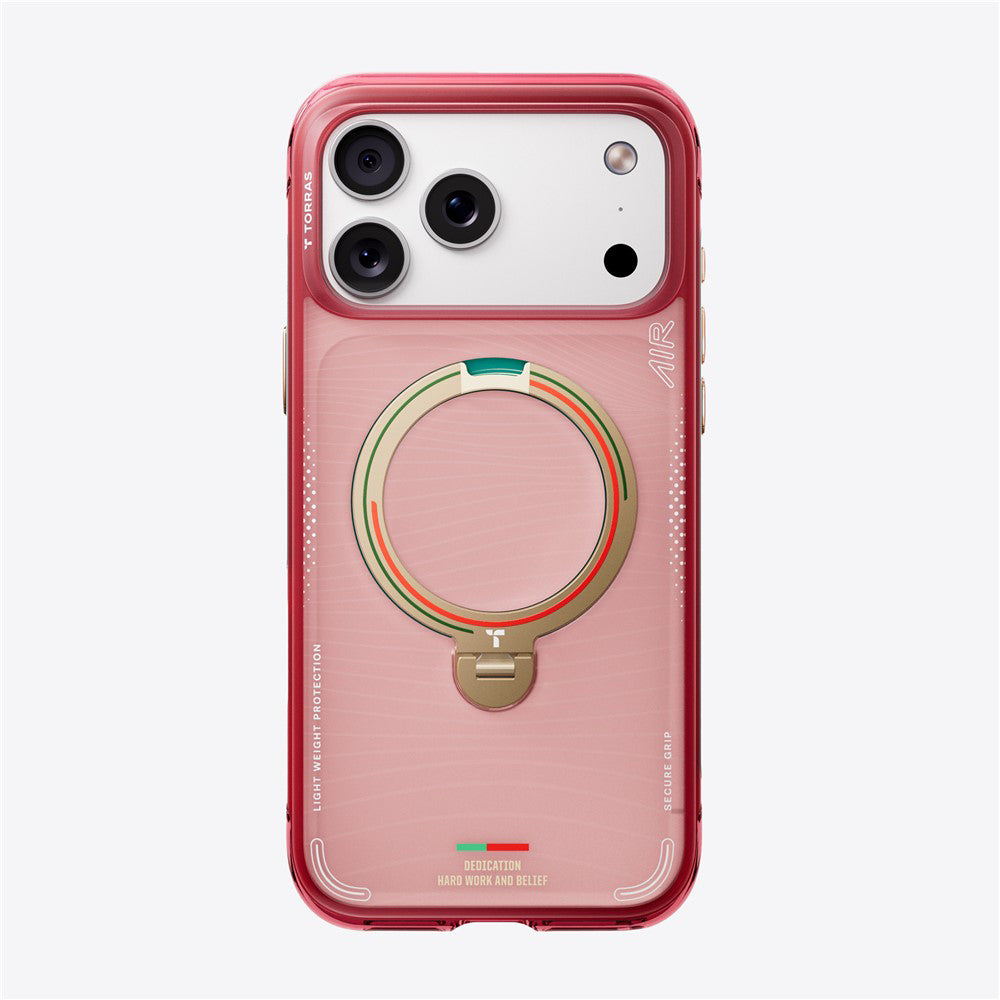 Etui MagSafe dla Apple iPhone 17 Pro Max, Torras, Ostand Q3 Air, Wave of Passion