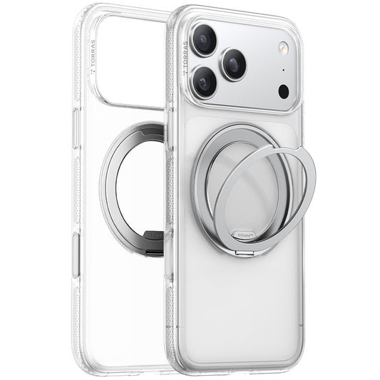 Etui MagSafe dla Apple iPhone 17 Pro Max, Torras, Ostand R Fitness, Przezroczyste