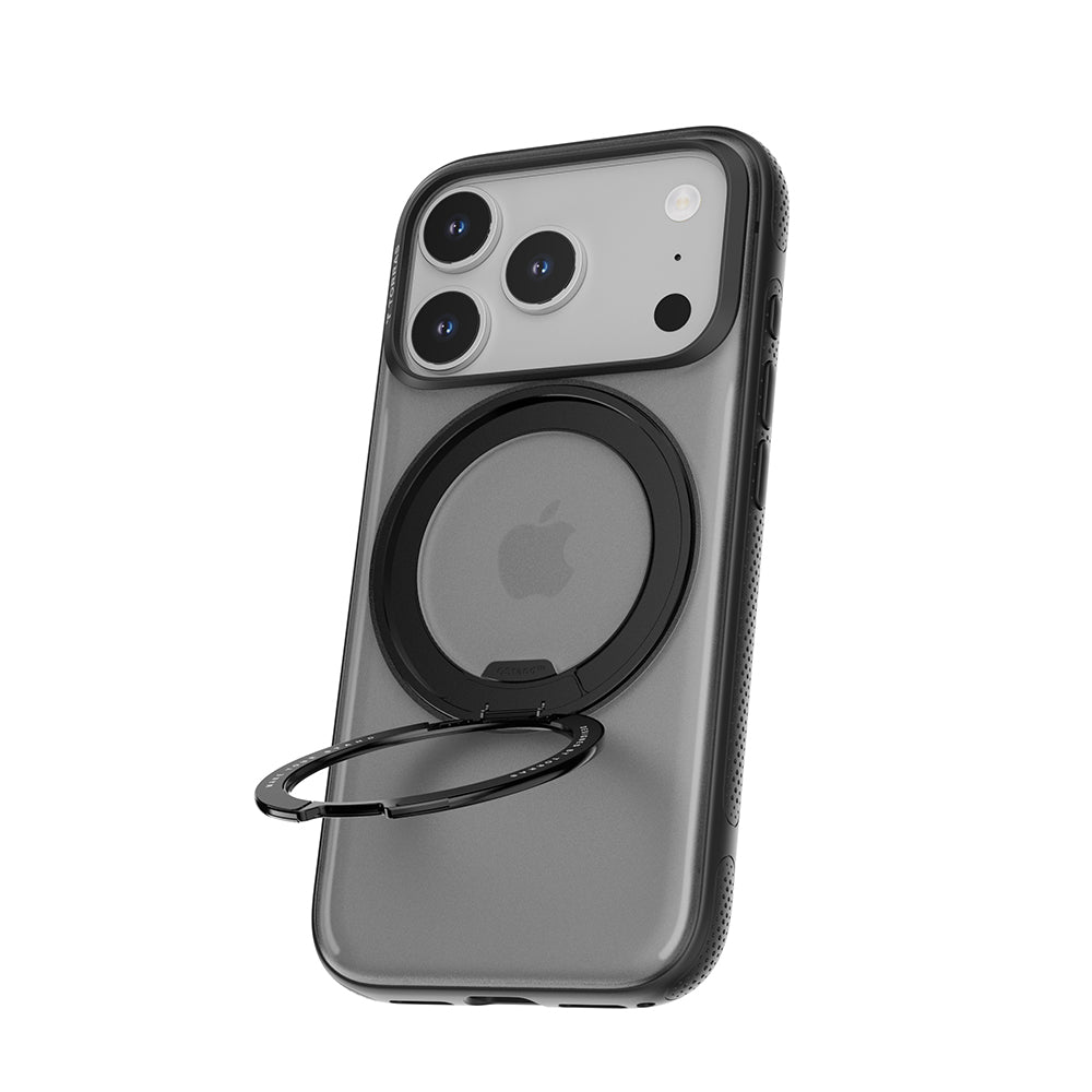 Etui MagSafe dla Apple iPhone 17 Pro Max, Torras, Ostand R Fitness, Przezroczyste