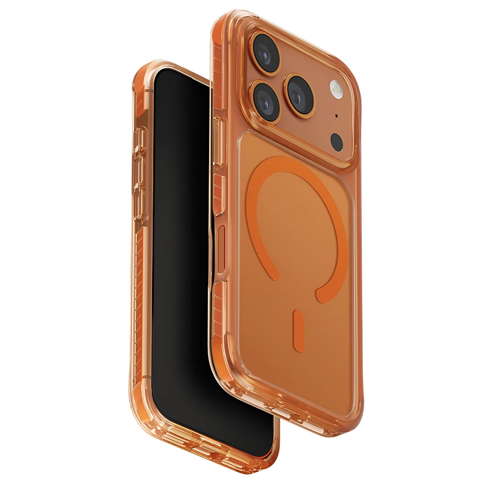 Etui MagSafe dla Apple iPhone 17 Pro Max, UNIQ, Combat MagClick, Pomarańczowe