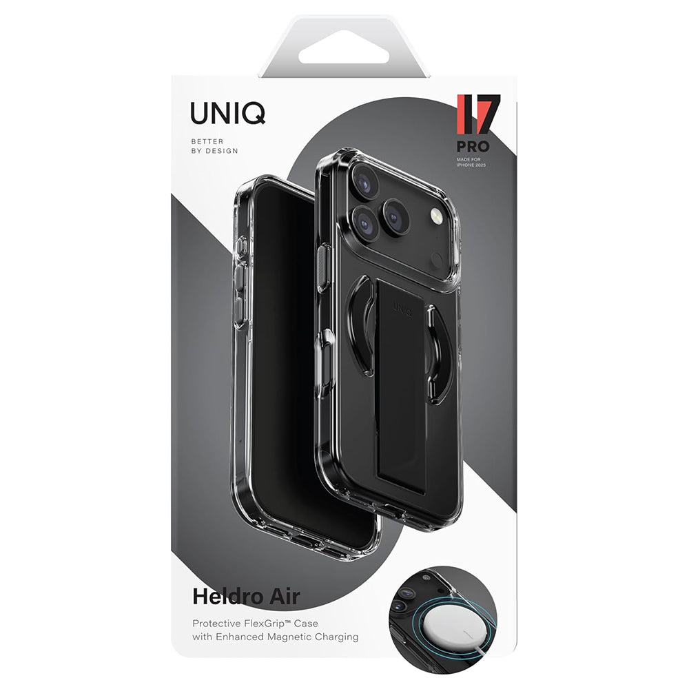 Etui MagSafe dla Apple iPhone 17 Pro Max, UNIQ, Heldro Air MagClick, Czarne
