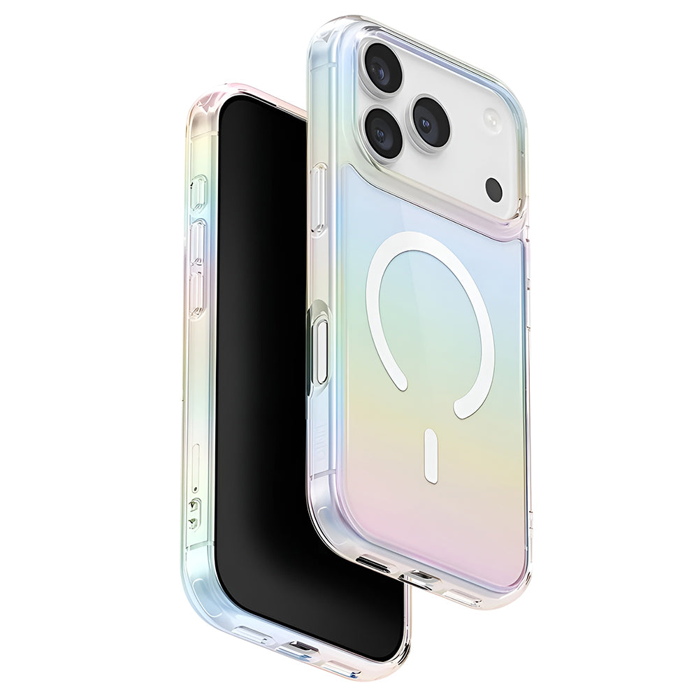 Etui MagSafe dla Apple iPhone 17 Pro Max, UNIQ, Iridescia MagClick, Wielokolorowe