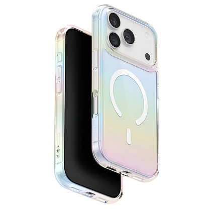 Etui MagSafe dla Apple iPhone 17 Pro Max, UNIQ, Iridescia MagClick, Wielokolorowe