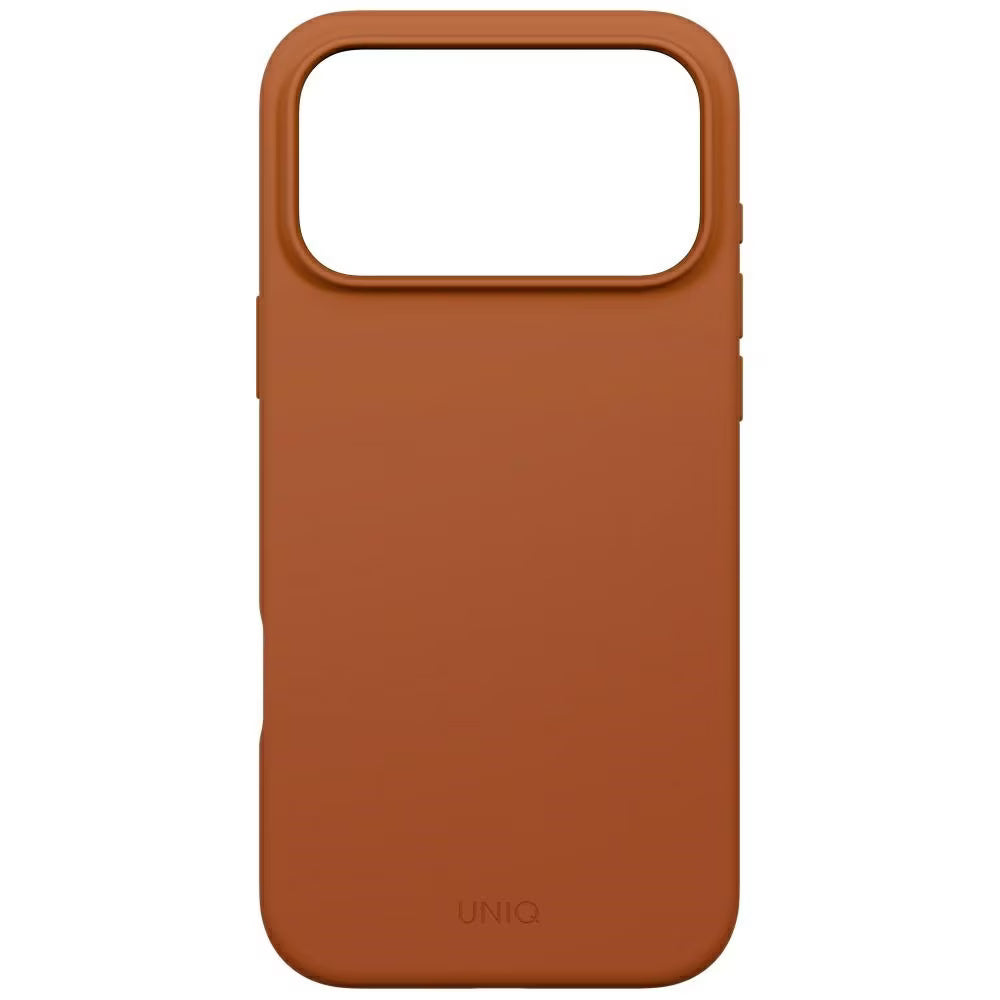 Etui MagSafe dla Apple iPhone 17 Pro Max, UNIQ, Lino MagClick, Ciemnopomarańczowe
