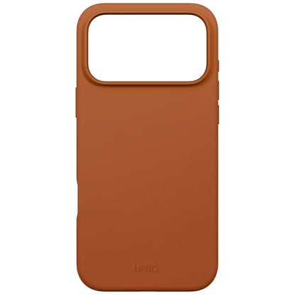 Etui MagSafe dla Apple iPhone 17 Pro Max, UNIQ, Lino MagClick, Ciemnopomarańczowe