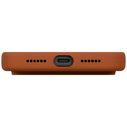 Etui MagSafe dla Apple iPhone 17 Pro Max, UNIQ, Lino MagClick, Ciemnopomarańczowe