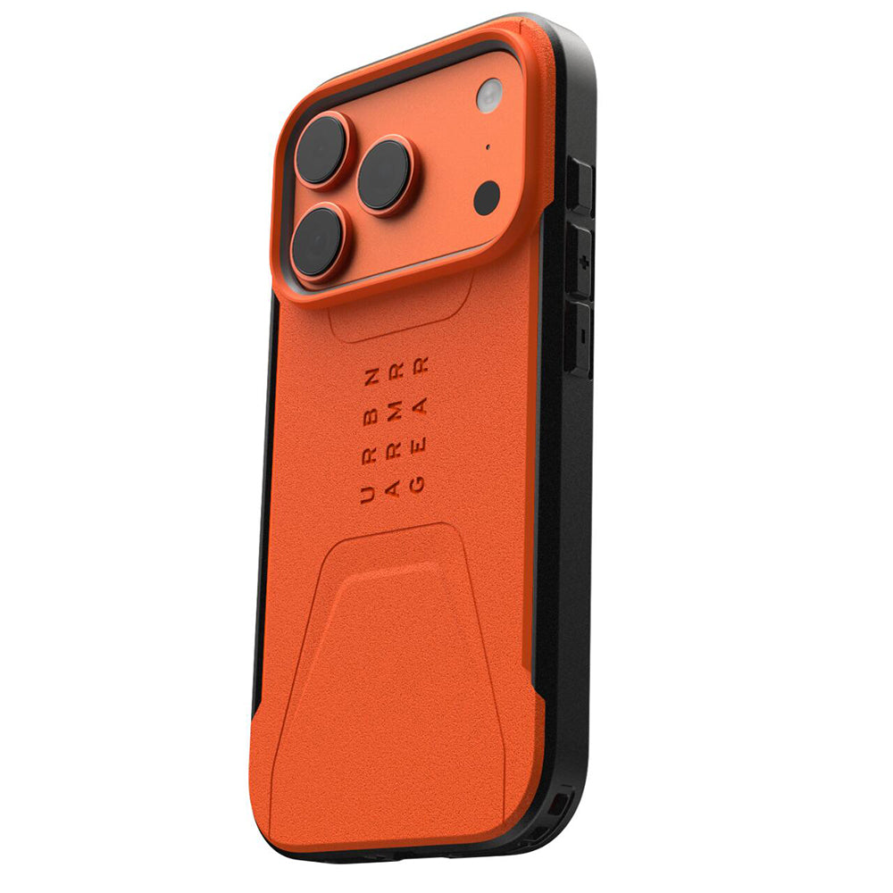 Etui MagSafe do Apple iPhone 17 Pro Max, Urban Armor Gear, Civilian LT, Pomarańczowe