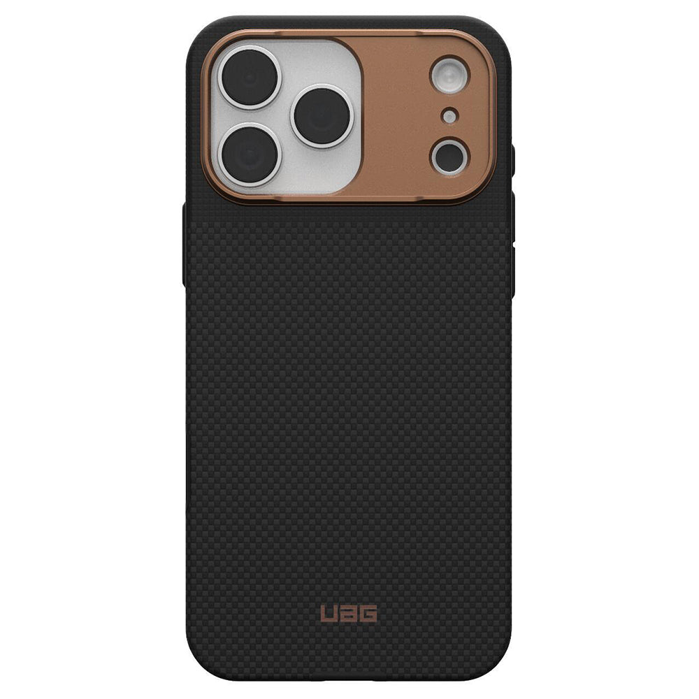 Etui MagSafe do Apple iPhone 17 Pro Max, Urban Armor Gear, Fibr Armr, Czarny Brąz