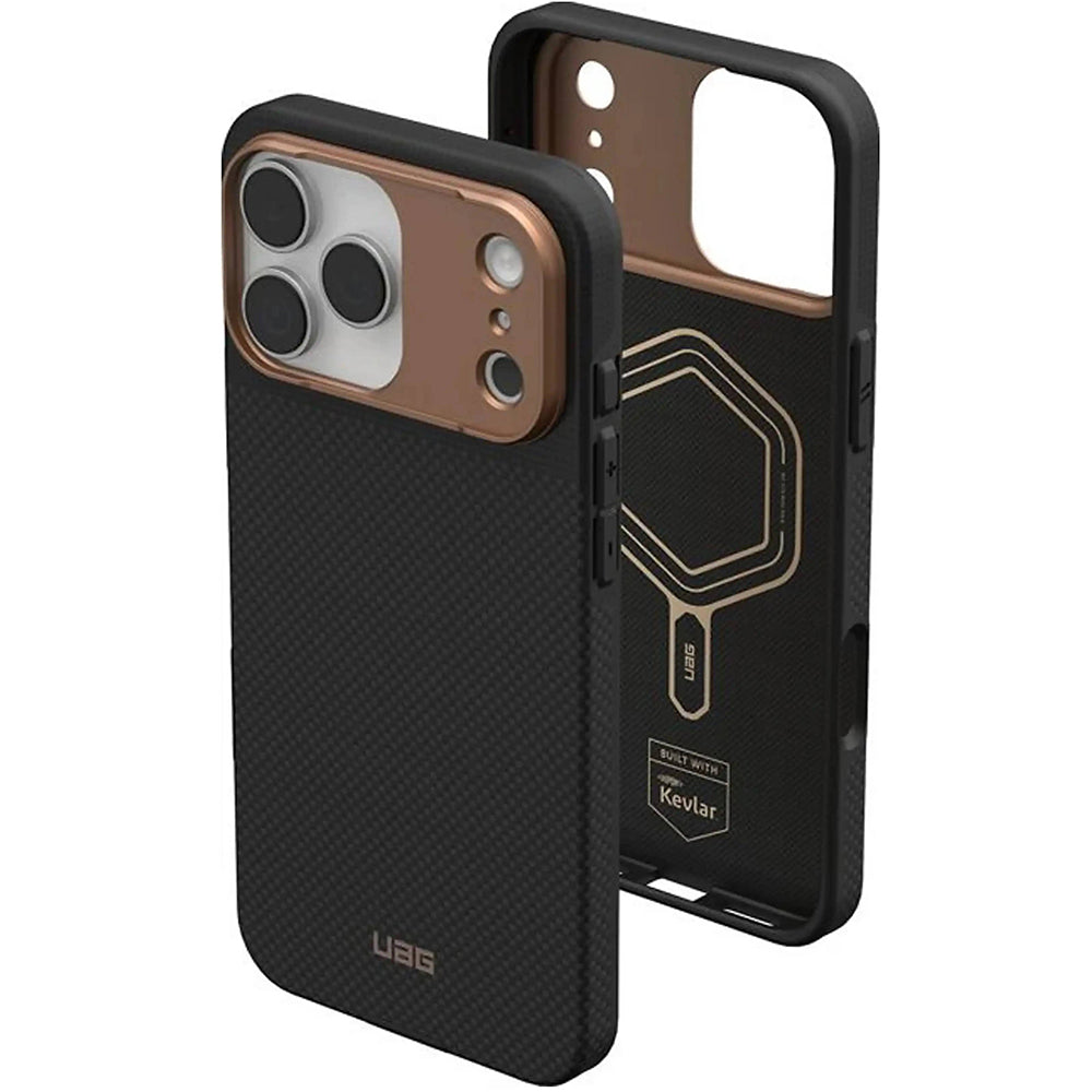 Etui MagSafe do Apple iPhone 17 Pro Max, Urban Armor Gear, Fibr Armr, Czarny Brąz