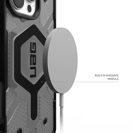 Etui MagSafe dla Apple iPhone 17 Pro Max, Urban Armor Gear, Pathfinder Clear, Szary