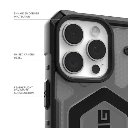 Etui MagSafe dla Apple iPhone 17 Pro Max, Urban Armor Gear, Pathfinder Clear, Szary