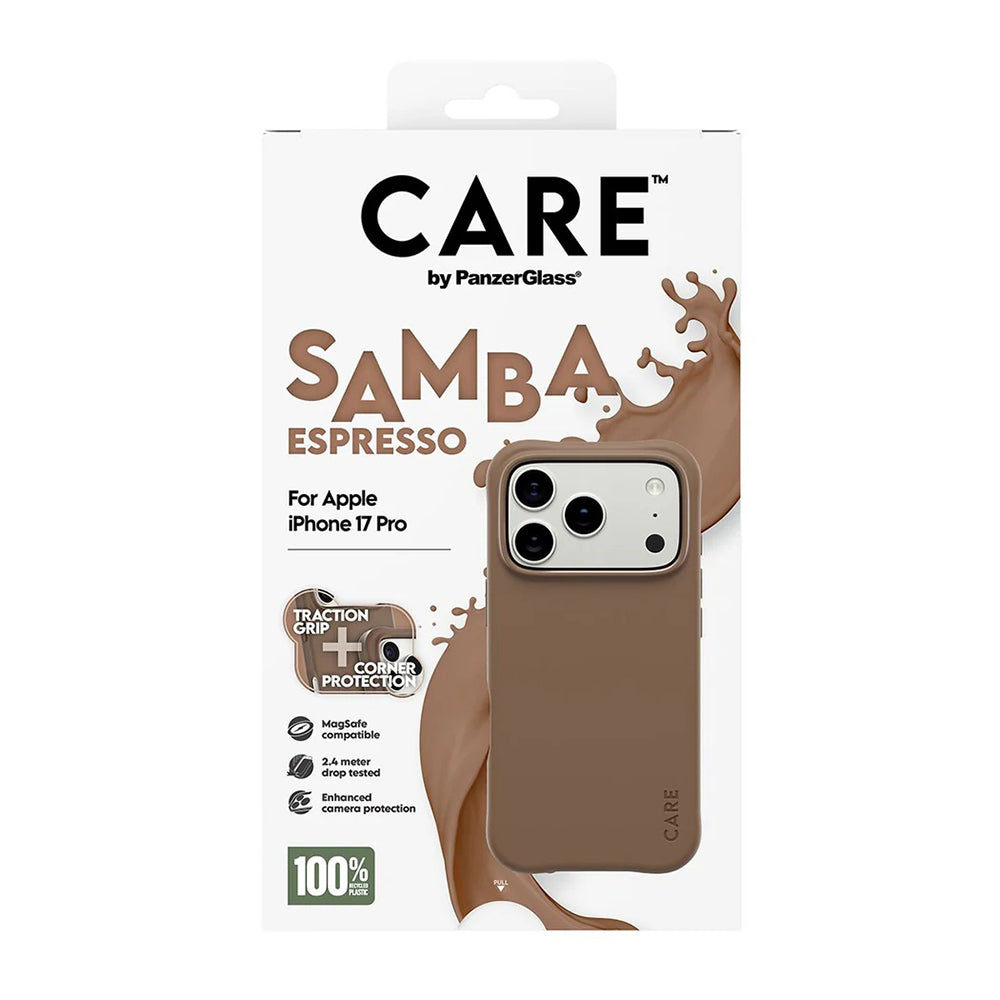 Etui MagSafe dla Apple iPhone 17 Pro, PanzerGlass, Care Fashionable, Brązowy