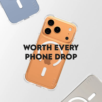 Etui MagSafe dla Apple iPhone 17 Pro, PanzerGlass, Modne, Przezroczyste Białe