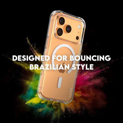 Etui MagSafe dla Apple iPhone 17 Pro, PanzerGlass, Modne, Przezroczyste Białe