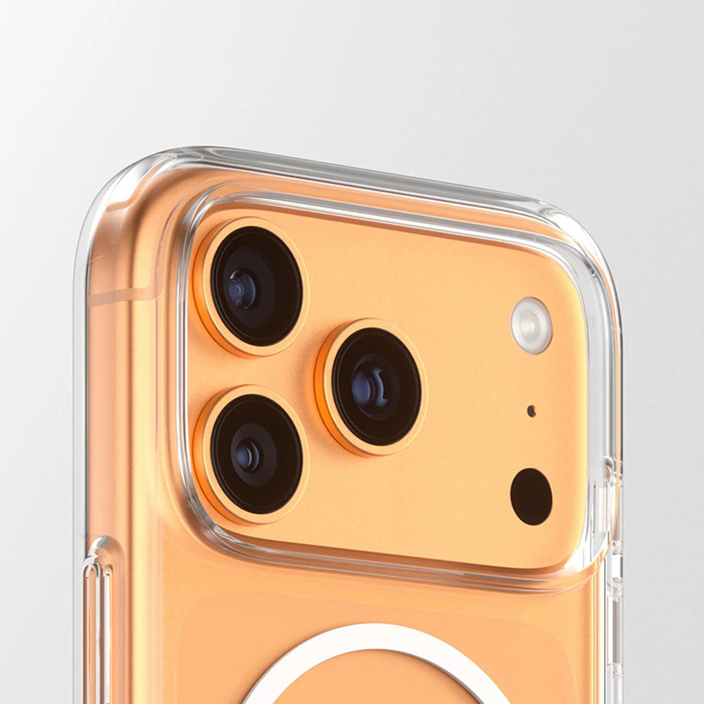 Etui MagSafe dla Apple iPhone 17 Pro, PanzerGlass, z funkcją podstawki, Przezroczyste