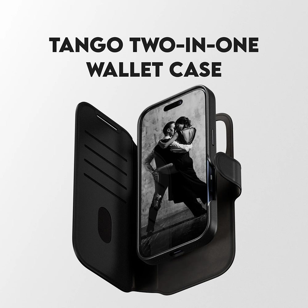 Etui MagSafe dla Apple iPhone 17 Pro, PanzerGlass, Care Feature Tango Two-in-One, Czarne