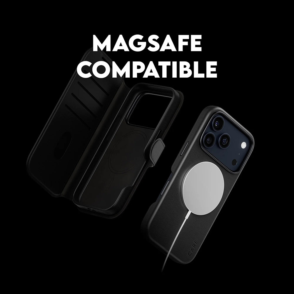 Etui MagSafe dla Apple iPhone 17 Pro, PanzerGlass, Care Feature Tango Two-in-One, Czarne