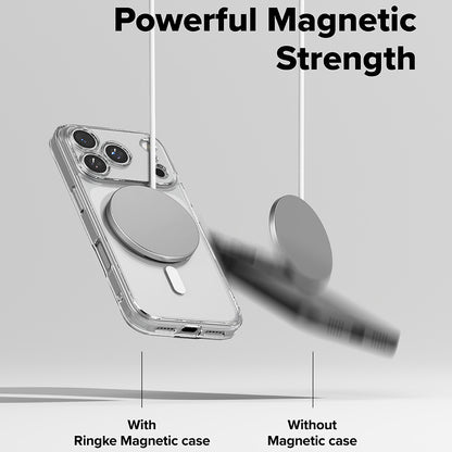 Etui MagSafe dla Apple iPhone 17 Pro, Ringke, Fusion, Przezroczyste