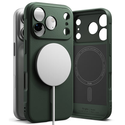 Etui MagSafe do Apple iPhone 17 Pro, Ringke, Onyx, Ciemnozielony