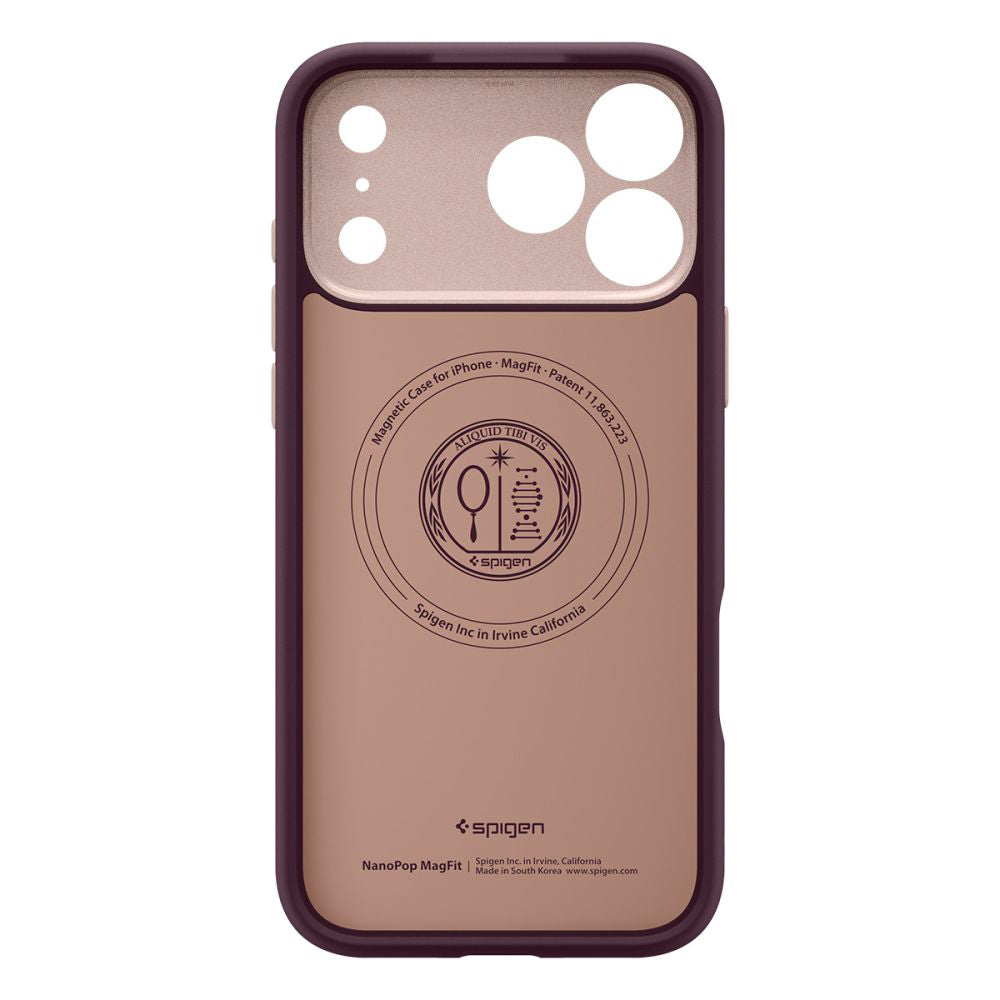 Etui MagSafe dla Apple iPhone 17 Pro, Spigen, Caseology Nano Pop, Wiśniowy