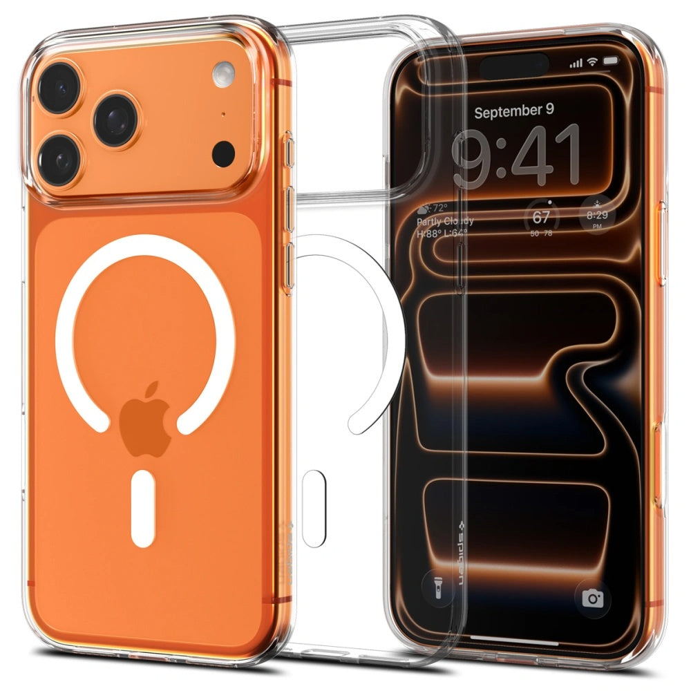 Etui MagSafe dla Apple iPhone 17 Pro, Spigen, Liquid Crystal, Białe