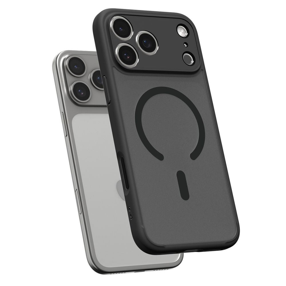 Etui MagSafe dla Apple iPhone 17 Pro, Spigen, Ultra Hybrid, Satynowa Czarność